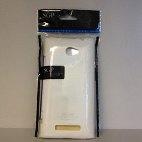 Твърд гръб SGP за HTC Windows Phone 8x бял